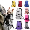 Mochila para cachorro de viagem ao ar livre, mochila média para cães pequenos, respirável, caminhada, buldogue francês, acessórios, suprimentos para animais de estimação