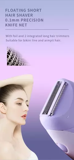 Kemei-Depiladora Elétrica Recarregável para Mulheres, 4in 1, Depilação Facial do Corpo, Aparador de Biquíni para Pernas, axilas - Wolf Magazine