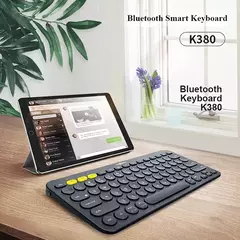Imagem do Logitech-k380 teclado bluetooth sem fio multi-dispositivo, ultra-fino, para windows, mac, chrome, ios, android