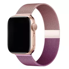Imagem do Milanese Loop Band para Apple Watch, Pulseira de Metal, Pulseira, Ultra, 49mm, 45mm, 44mm, 41mm, 40mm, iWatch Series 9, 8, 7, 6, 5, 4, 3, SE