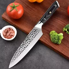Profissional japonês Chef faca com caixa de presente, mão forjada, aço, peixe, frutas, açougueiro, cutelo de carne, faca de cozinha, 8";;VERDADEIRO;;"Knife with Gift Box - Wolf Magazine