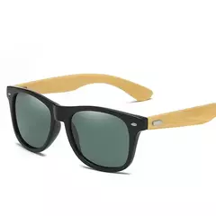 Óculos de sol ultravioleta de madeira clássicos para homens, óculos masculinos, condução, equitação, óculos esportivos, óculos de madeira, bambu, moda, UV400 - Wolf Magazine