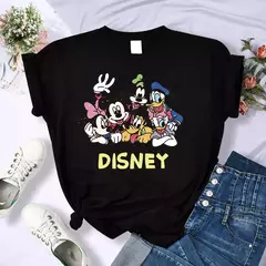 Camisetas estampadas Disney Mickey Femininas, Anos 90, Y2k, Minnie Mouse, Streetwear, Roupa Feminina, Camiseta Kawaii, Moda - comprar online