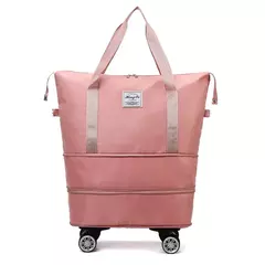 Imagem do Multi-Function Wheel Travel Bag, Ultra-Light, separação portátil, seco e úmido, armazenamento de bagagem, grande capacidade, Fitness Bag