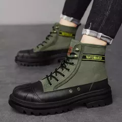 Sapatilhas leves masculinas, sapatos de caminhada casual, botas Martin respiráveis, sapatos de segurança para o trabalho, moda - Wolf Magazine