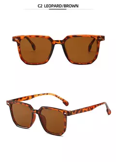 Óculos de sol quadrados retrô para homens e mulheres, óculos clássicos, alta qualidade, moda feminina, novo, 2024