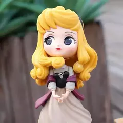 Disney 14cm q posket princesa figura modelo brinquedos bolo figura animação modelo bonecas presentes decoração para casa festa de aniversário - loja online