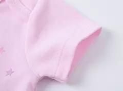 Algodão das meninas do bebê Bodysuit de manga curta, recém-nascido Vestuário, Criança, 0-12 meses, 3 6 Pcs por lote - comprar online