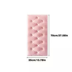 Adesivos de parede 3D para quarto e sala de estar, papel de parede autoadesivo, tatami espesso, tapete de parede anticolisão, almofada de espuma macia para crianças na internet