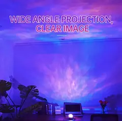 LED Starry Galaxy Luz Projetor, RGB Inteligente Controle Remoto, Estrela Aurora Lâmpada, USB Alimentado, Auto Rotação, Decoração Quarto Home, KTV - loja online