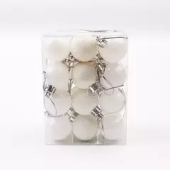 Christmas Tree Bauble Pendurado Ornamento para Decoração de Casa, Xmas Ball, Pendant Balls, Party Decor, 30mm, 24Pcs - comprar online