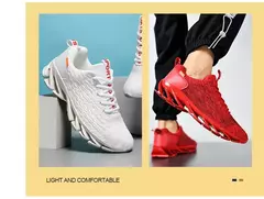 Tênis de corrida antiderrapante respirável para homens e mulheres, tênis esportivos, moda casual, primavera e outono - Wolf Magazine