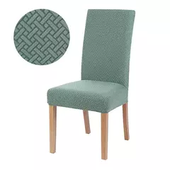 Elastic sala de jantar cadeira cobrir, Slipcover Jacquard grosso, estiramento, cozinha, hotel, banquete de casamento na internet