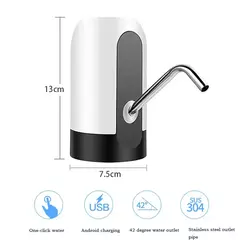 Bomba de garrafa de água automática portátil, Dispensador elétrico de água fria para Garrafon, Garrafa reutilizável USB, Beber Auto Switch - comprar online