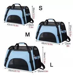 Imagem do Saco de transporte portátil para cães e gatos, bolsa de viagem dobrável para gatos, bolsa de viagem para animais de estimação