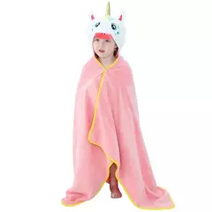MICHLEY-toalhas de banho com capuz para criança, roupão macio, cobertor swaddle de sono quente, chuveiro para meninos e meninas, recém-nascido 0-9T