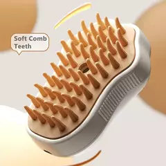Escova vaporosa 3 em 1 para animais de estimação, escova a vapor para gatos, spray elétrico, escova de cabelo para gatos, pente, massagem, ferramenta de aliciamento de animais de estimação, suprimentos de cabelo solto - Wolf Magazine