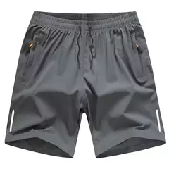 Calções esportivos de seda gelo masculino, corrida, ginásio, secagem rápida, respirável, praia, calça curta, fitness, jogging, legal, roupas esportivas casuais, verão - comprar online