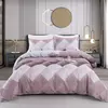 Galaxy capa de edredão lua estrelas consolador conjunto capa para crianças decoração do quarto feminino, azul gradiente céu estrelado céu estrelado conjunto cama