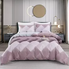 Galaxy capa de edredão lua estrelas consolador conjunto capa para crianças decoração do quarto feminino, azul gradiente céu estrelado céu estrelado conjunto cama