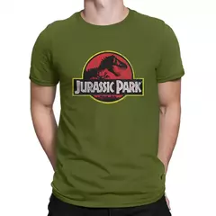 Tyrannosaurus Rex camiseta para homens, Jurassic Park O-Neck Tops, tecido camiseta, qualidade superior, ideia do presente, Tops - Wolf Magazine
