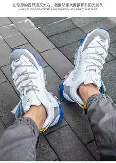 Imagem do Sapato Masculino Tênis Masculinos, Casuais, de Luxo, Confortáveis, Tênis de Treinamento, Respiráveis, Estilo Mocassim, de Corrida