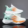 Sapatilhas esportivas casuais masculinas, Sapatilhas populares de malha de peixe, Tênis de corrida respiráveis, Moda