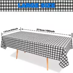 Toalhas Xadrez para Piquenique ao Ar Livre, Festa de Aniversário, Decoração do Quarto, Vermelho e Branco, Preto e Branco, 2 unid, 4 unid na internet