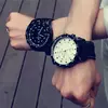 Times Unisex Mulheres Homens Relógio De Pulso Esportes Relógios Outdoor Fashion Quartz Watch Large Round Dial Relógio De Pulso
