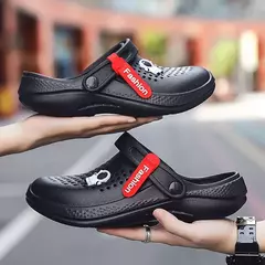 Chinelos leves e respiráveis EVA, sapatos masculinos de jardim, tamancos de casais, sapatos casuais de praia, sandálias ao ar livre, moda, novos - comprar online