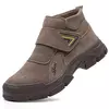 Botas masculinas de construção anti-quebra, sapatos de segurança anti-perfuração, botas de aço, à prova de escaldão, soldagem indestrutível