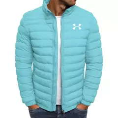 Jaqueta de algodão simples e multifuncional masculina, gola em pé, casual, elegante, marca solta, nova, inverno - comprar online