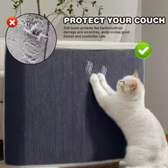Auto-adesivo Scratch Board parede para proteção de sofá, Anti Cat Scratch, sofá Scratch Board, patas Sharpen Trimmable, DIY