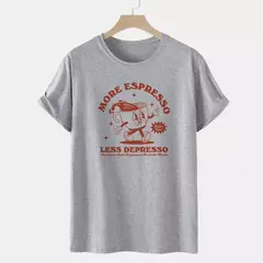 Tees gráficos retrô para mulheres, mais café expresso, manga curta, camisa engraçada do café, camiseta do amor do café, tops bonitos da cafeína, presentes, anos 90