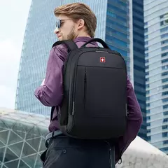 SWISS MILITARY-Mochila impermeável para laptop USB de grande capacidade 17 "para homens, mochila de negócios de moda para escola, mochila - comprar online