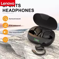 Lenovo Sports Fones de ouvido sem fio BT Fones de ouvido com ganchos para os ouvidos Fones de ouvido esportivos para corrida, design intra-auricular vv2 - comprar online