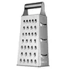 Aço Inoxidável Manual Fatiador De Queijo, Ralador De Caixa Doméstica, Cortador De Vegetais, Recipiente Multiuso, 4 Lâminas Lados, Ferramentas De Cozinha