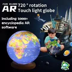 Globo Educacional Inteligente para Crianças, Brinquedo AR Interativo, Ideal para Aprendizagem Pré-Escolar, Presente de aniversário para meninos e meninas, Brinquedos STEM