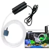 Bomba de ar de oxigênio para aquário, tanque de peixes, usb, silencioso, compressor de ar, aerador portátil, mini pequeno oxigenador, acessórios para aquário, 5v, 1w