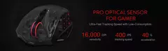 Redragon-M913 Mouse óptico sem fio RGB Gamer, 16000 DPI, com fio 2.4Ghz, 16 botões programáveis, preto ou branco - Wolf Magazine