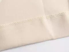 TRAFZA-Calças de fenda de perna reta feminina, calças de cintura alta com zíper, bolso traseiro, decoração fina, moda feminina, tricolor, novo na internet