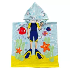 Manto com capuz para crianças, toalha de banho do bebê, roupão, toalha de praia, robes infantis, acessórios do bebê - loja online