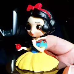 Bandai-Princesa Aurora Jasmine Megara Snow White Mini Action Figures, Qposket Série História, Brinquedos das meninas, Modelo Clássico Ação - comprar online