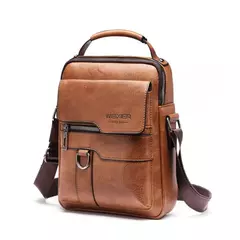 Bolsa de ombro de couro durável para homens, Crossbody Sling Bags, Travel Pack, alta qualidade, moda