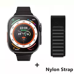 2024 novo relógio inteligente 9 ultra pro max gen 2 49mm tela amoled smartwatch alta taxa de atualização carregamento sem fio das mulheres dos homens para o esporte