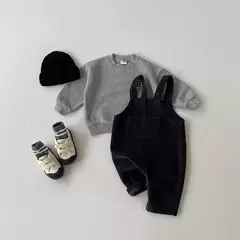 Imagem do Macacão de veludo para bebê recém-nascido, macacão casual para meninos, macacão de babá para meninas, roupas de outono e inverno, 2023