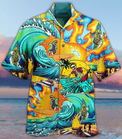 Flamingo desenho animado 3D dos homens camisa havaiana, roupas de praia extragrandes, manga curta, moda, verão, venda quente - comprar online