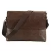 Bolsa de ombro lateral de couro para homens, bolsa de luxo, Business Messenger Crossbody Bag, bolsa masculina ao ar livre