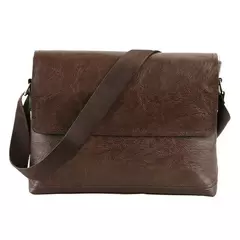 Bolsa de ombro lateral de couro para homens, bolsa de luxo, Business Messenger Crossbody Bag, bolsa masculina ao ar livre