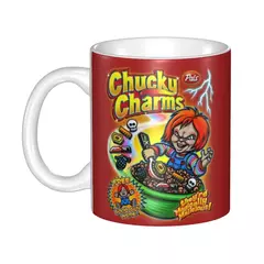 Personalizado horror assassino chucky canecas de café diy filme do jogo da cria